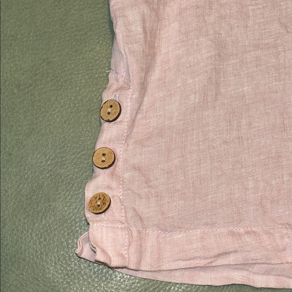 Cynthia Rowley Light Purple Linen Top - Picture 3 of 5